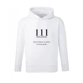 111 - Angel Numbers Kids Hoodie