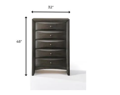 32 Gray Solid Wood