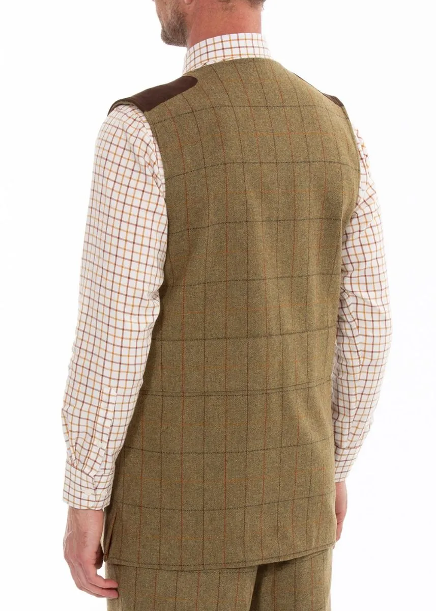 Alan Paine Combrook Tweed Shooting Waistcoat (Sale)