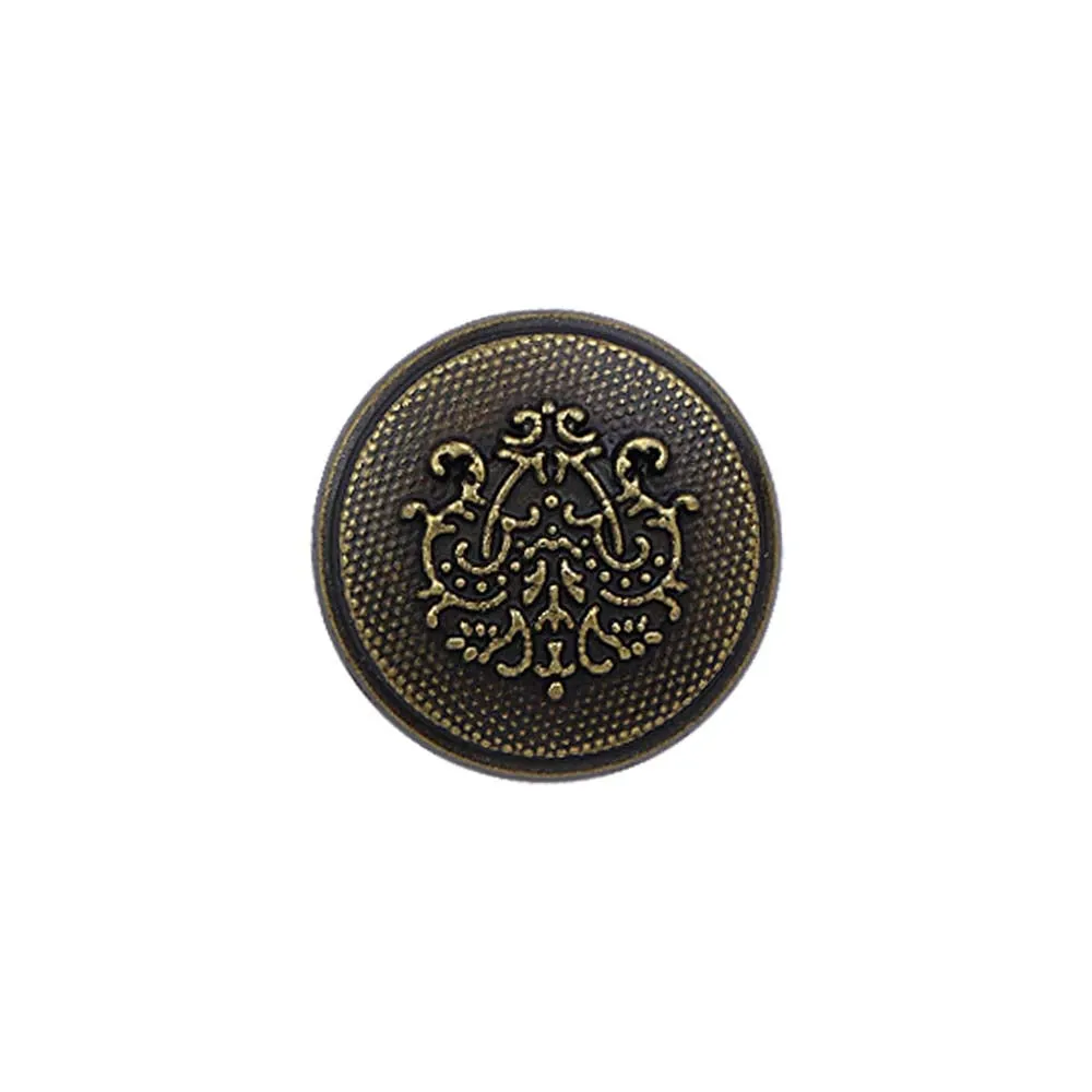 Antique Finish Royal Crest Metal Buttons for Coat/Suit/Sherwani