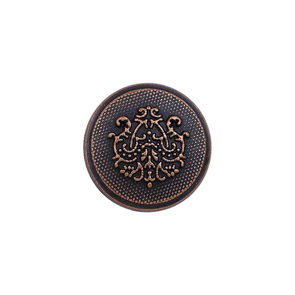 Antique Finish Royal Crest Metal Buttons for Coat/Suit/Sherwani