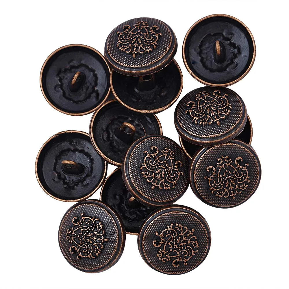 Antique Finish Royal Crest Metal Buttons for Coat/Suit/Sherwani