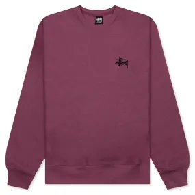 Basic Stussy Crew - Berry