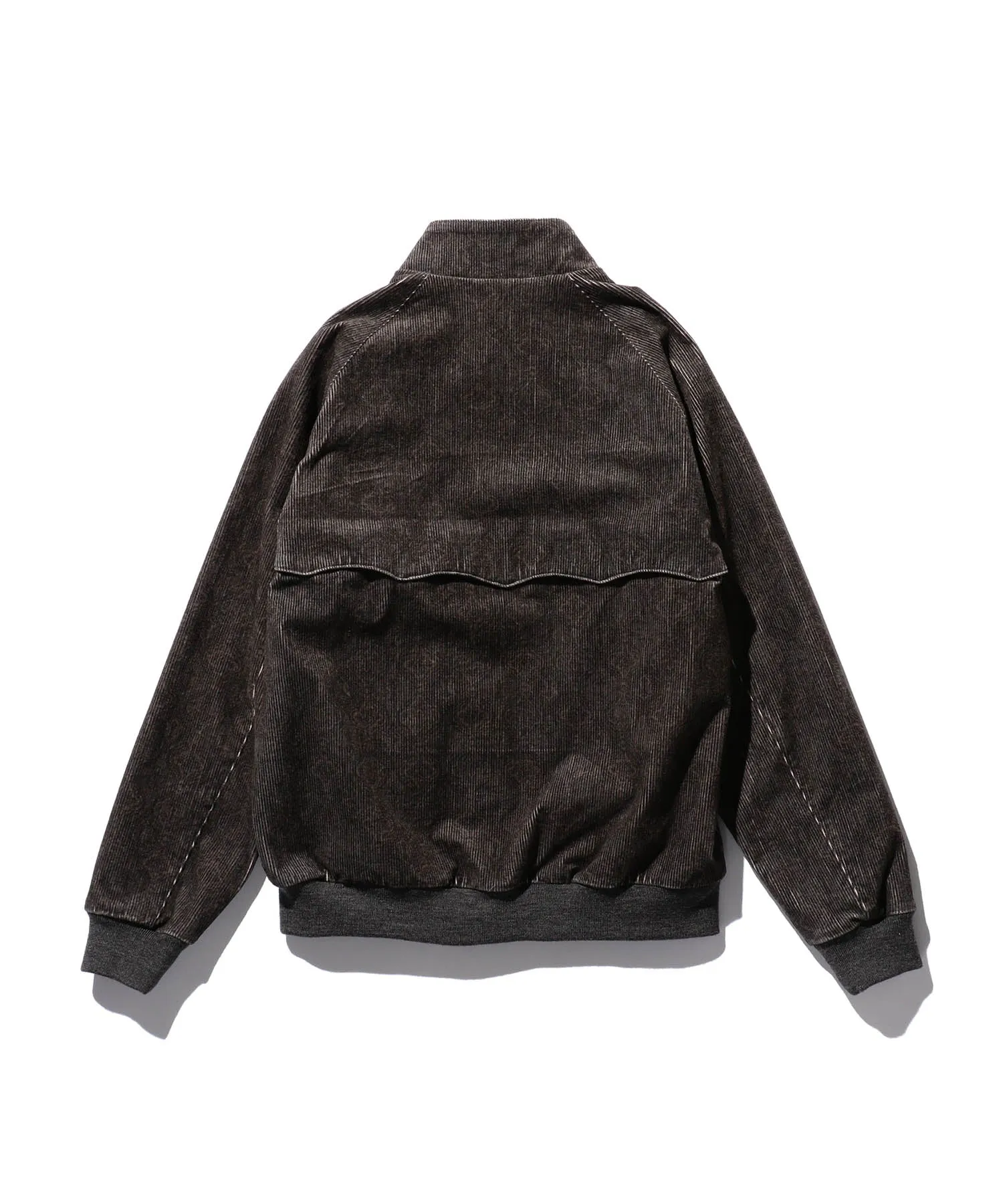 BEAMS PLUS Harrington Jacket Corduroy Print Charcoal