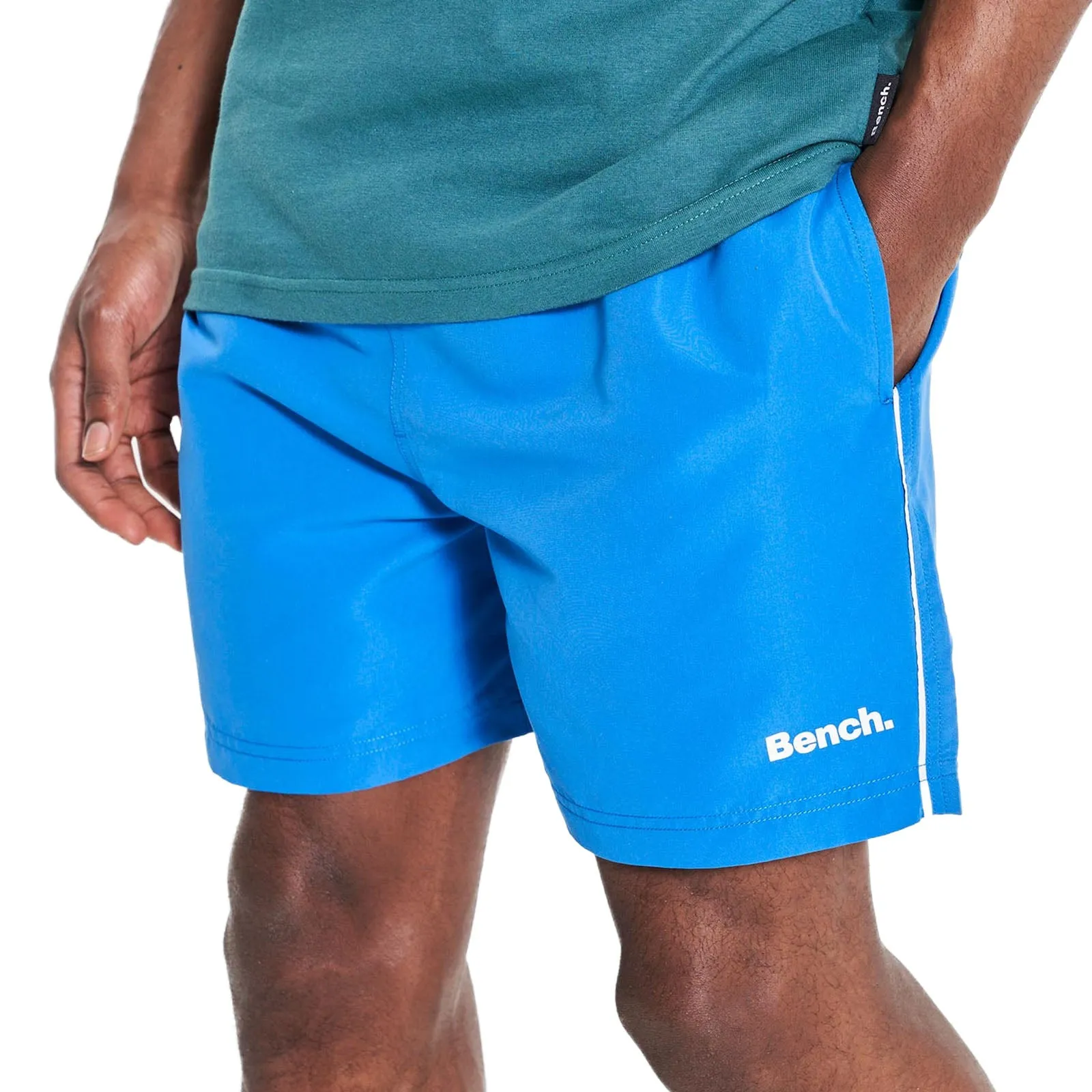 Bench Mens Azure Elasticated Swimming Shorts