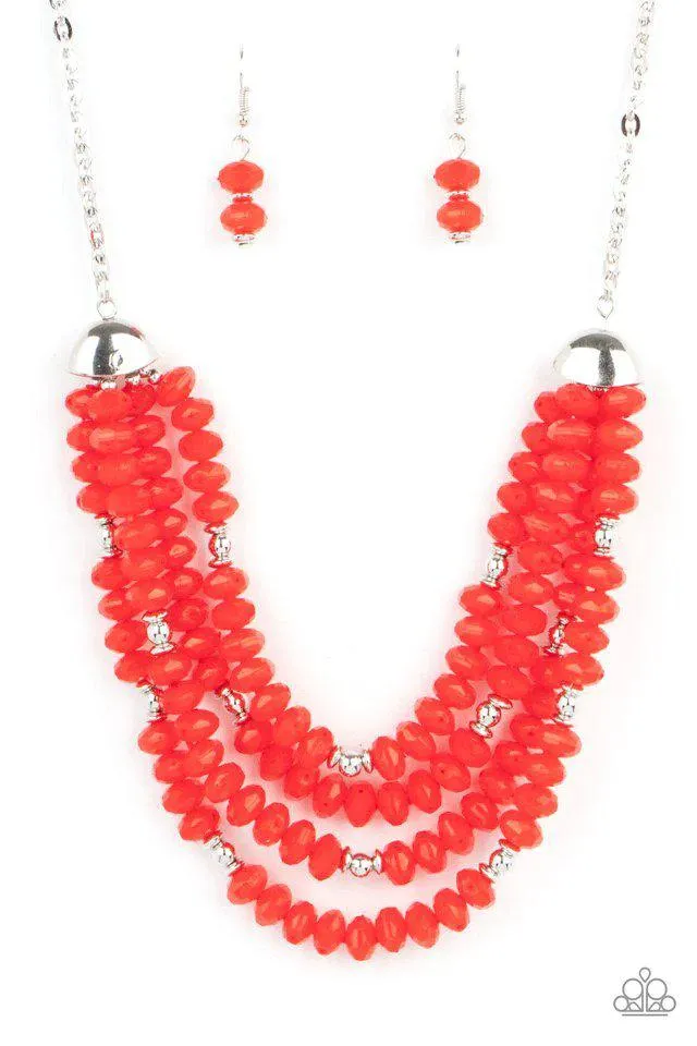 Best POSH-ible Taste Red Necklace - Paparazzi Accessories