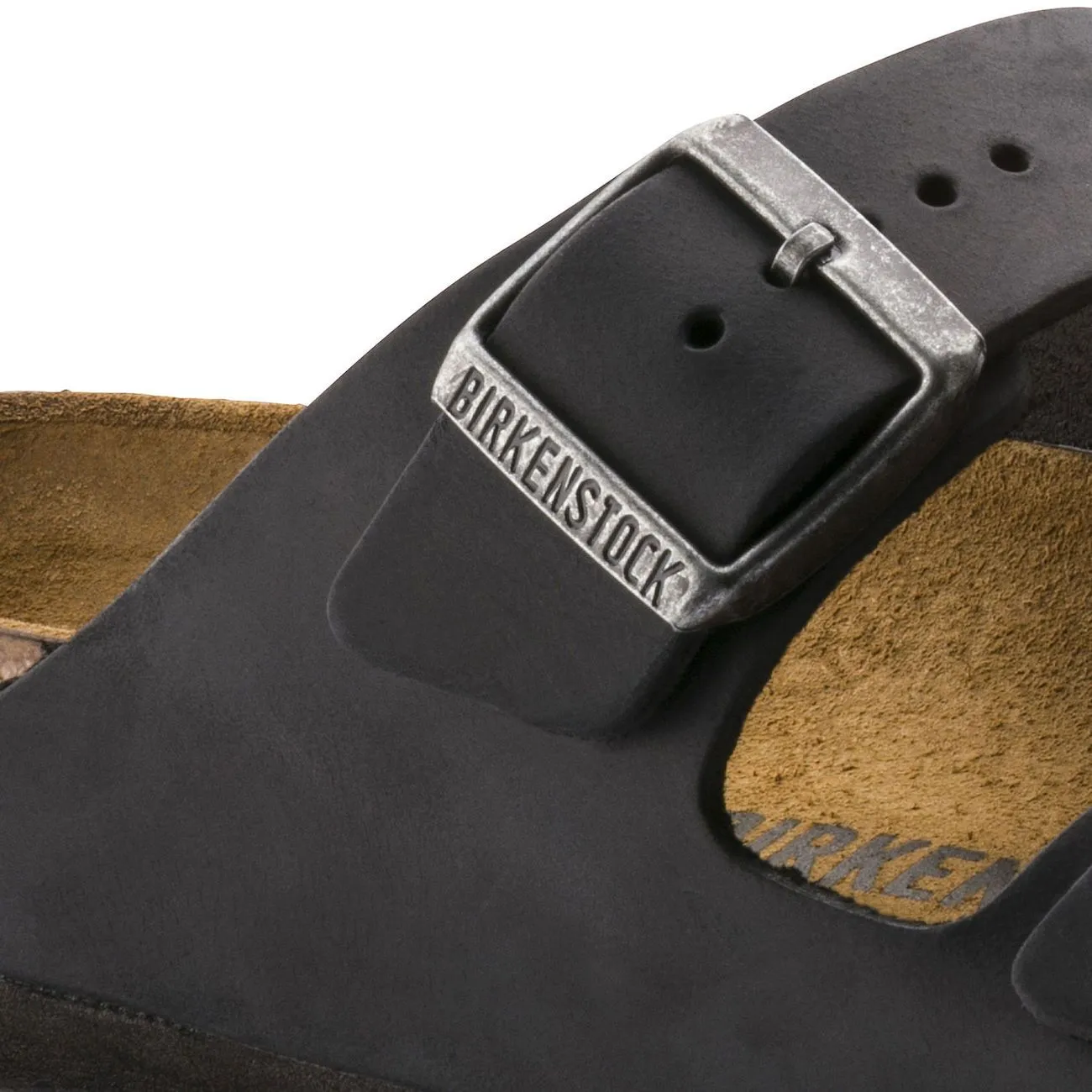 Birkenstock Classic, Arizona, Oiled Leather, Narrow Fit, Black