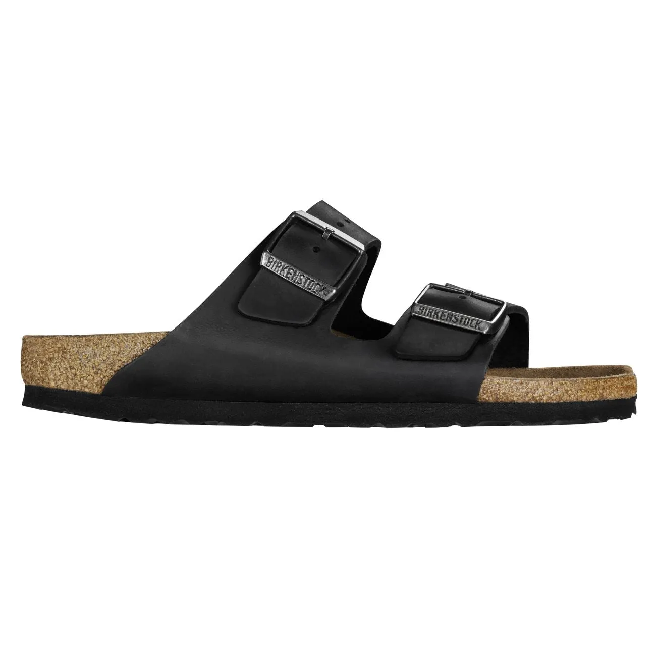 Birkenstock Classic, Arizona, Oiled Leather, Narrow Fit, Black