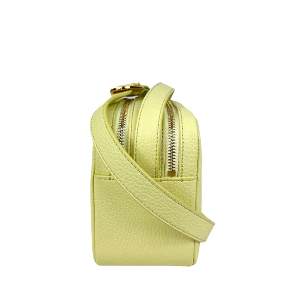 Borsa Donna a Tracolla COCCINELLE in Pelle linea Gleen colore Lime Wash