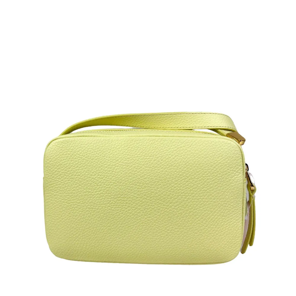 Borsa Donna a Tracolla COCCINELLE in Pelle linea Gleen colore Lime Wash