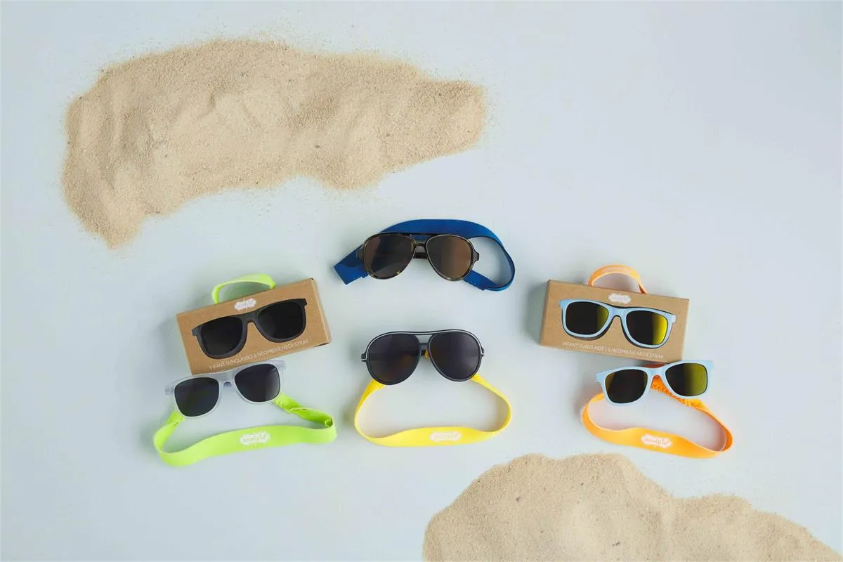 Boy Sunglasses with Assorted Strap Colors