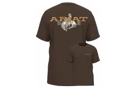 Boy's Ariat Bronc Buster T-Shirt Heather Brown