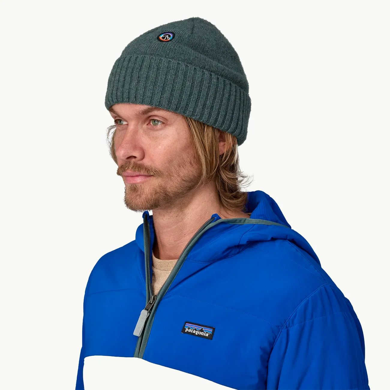 Brodeo Beanie Fitz Roy Icon - Nouveau Green