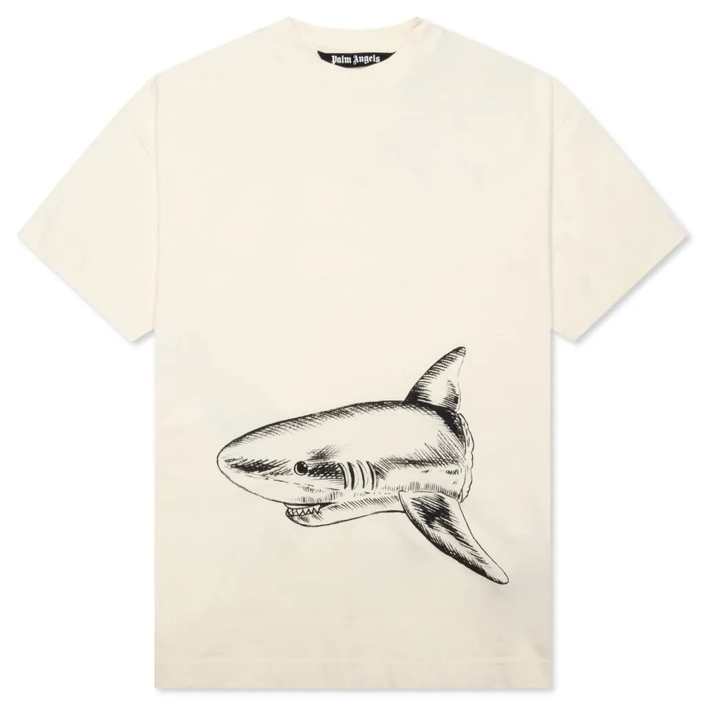 Broken Shark Classic Tee - Butter/Black