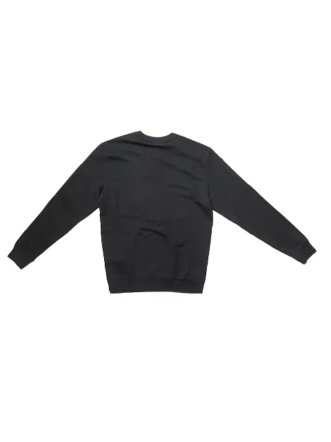 Champion Men's Crewneck Sweatshirt Legacy American Classics Heavy Brushed Cotton Small Logo 218536 KK002 NBK black