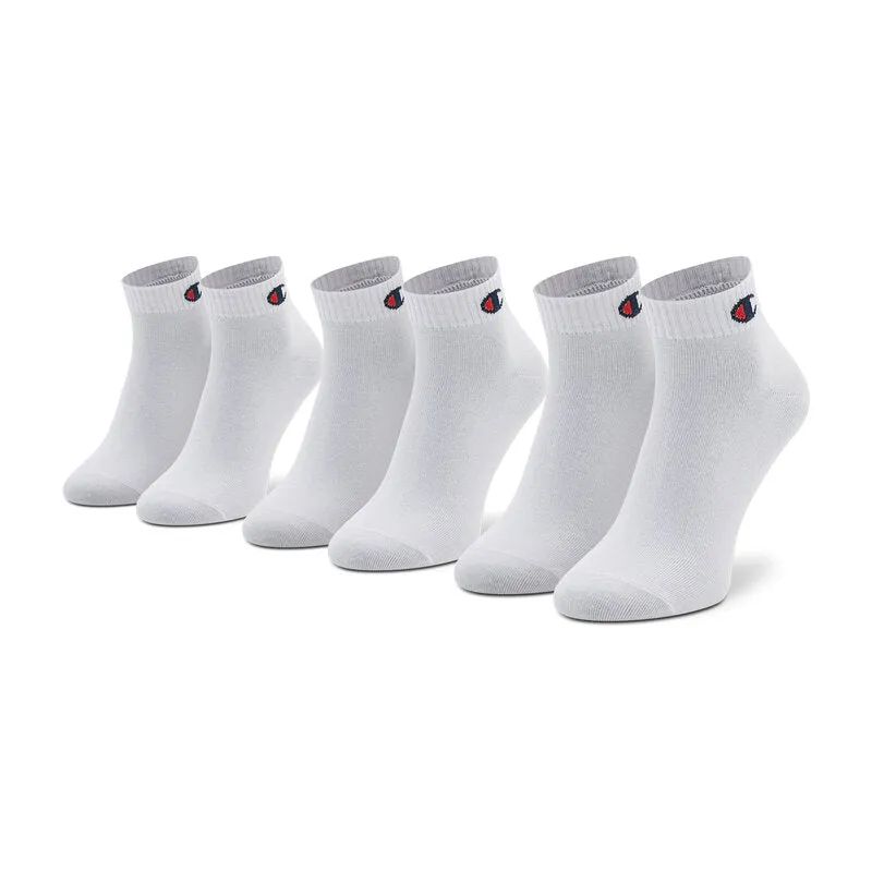 Champion unisex socks Quarter Socks 3 pairs 10100382 U24559 WW001 white 