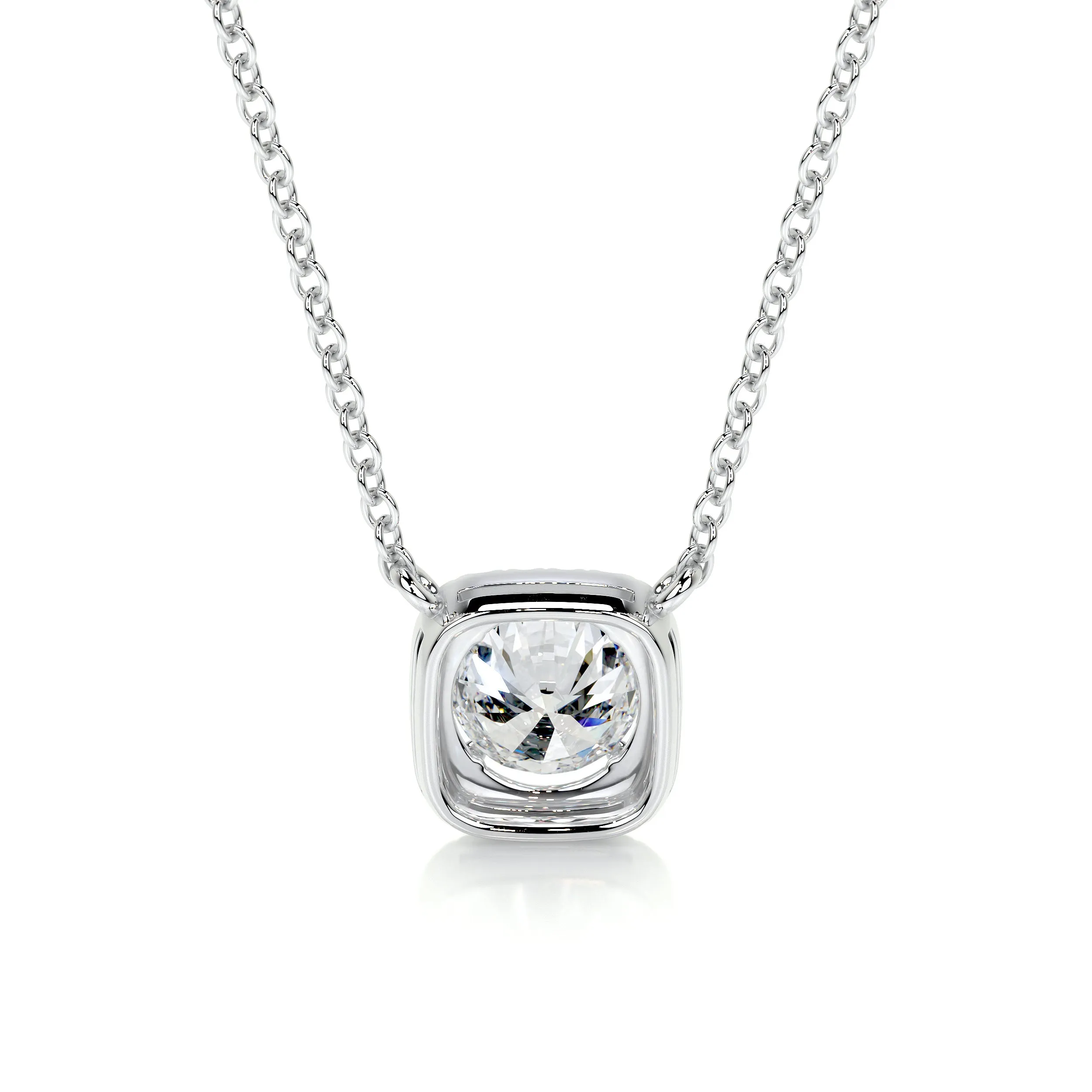 Claudia Diamond Pendant -14K White Gold