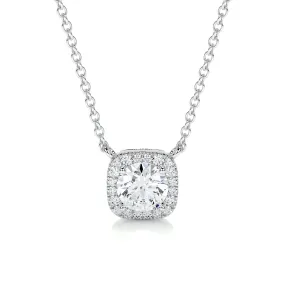 Claudia Diamond Pendant -14K White Gold