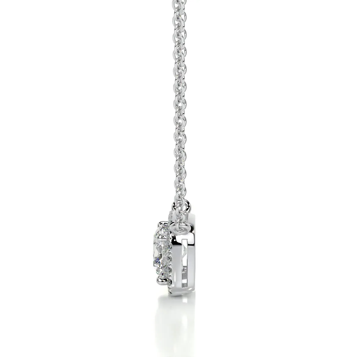 Claudia Diamond Pendant -14K White Gold