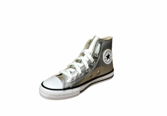 Converse high ankle sneakers shoe Ctas Hi Metallic G 670179C metallic silver