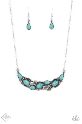 Cottage Garden - Blue Necklace