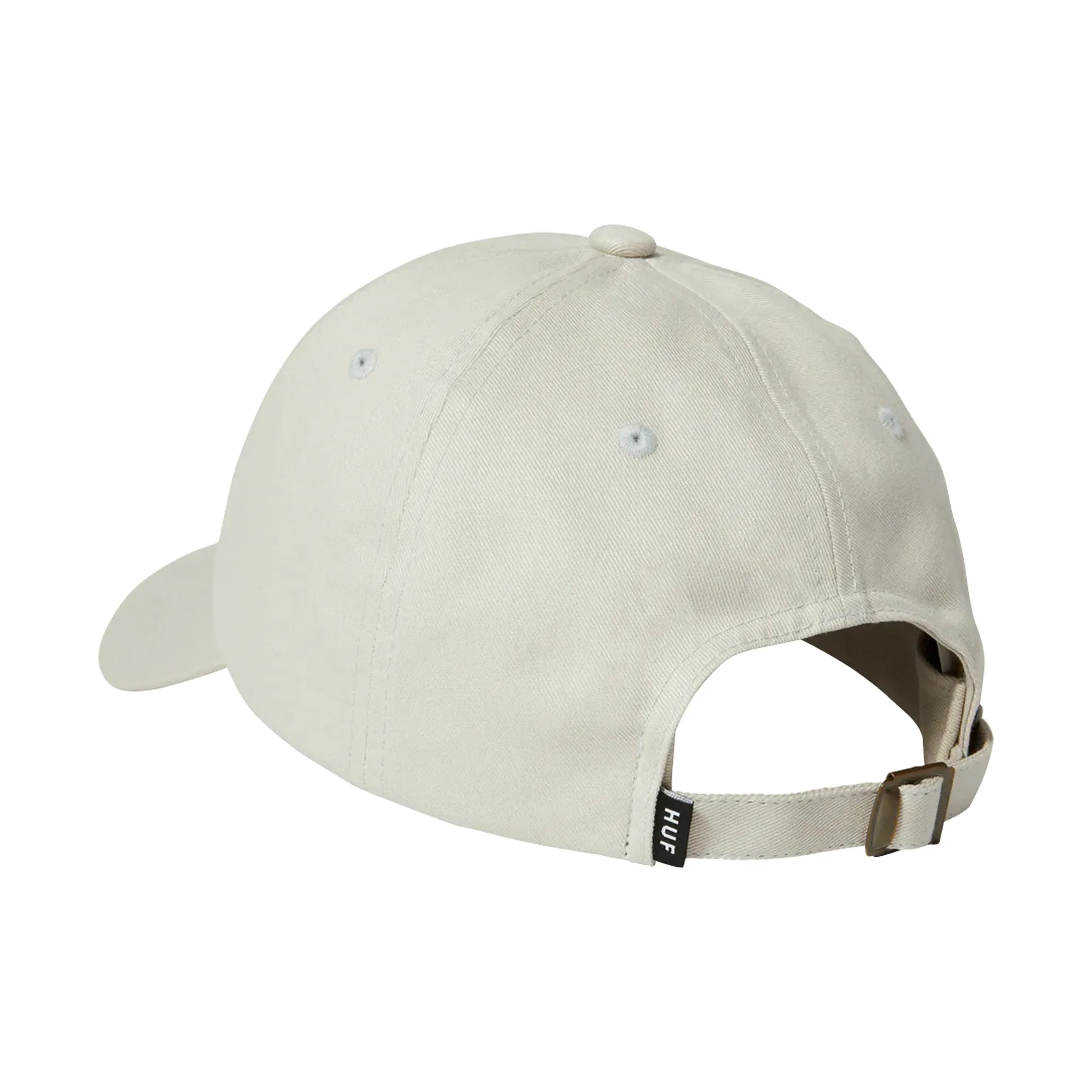 CURVED VISOR 6-PANEL HAT (Cream)