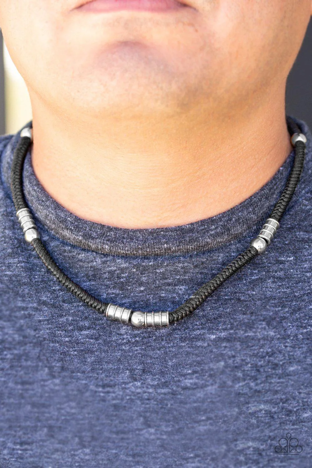 Ever The Explorer Black Urban Necklace - Paparazzi Accessories