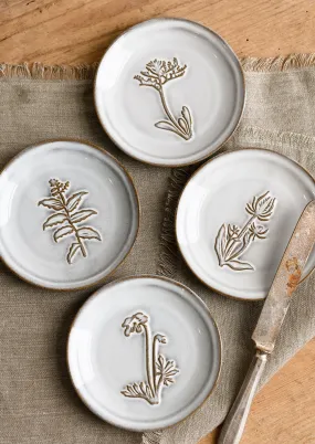 Floral Imprint Mini Plate