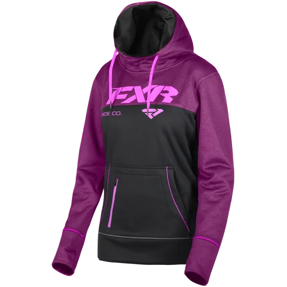 FXR Pursuit Tech Womens Pullover Berry