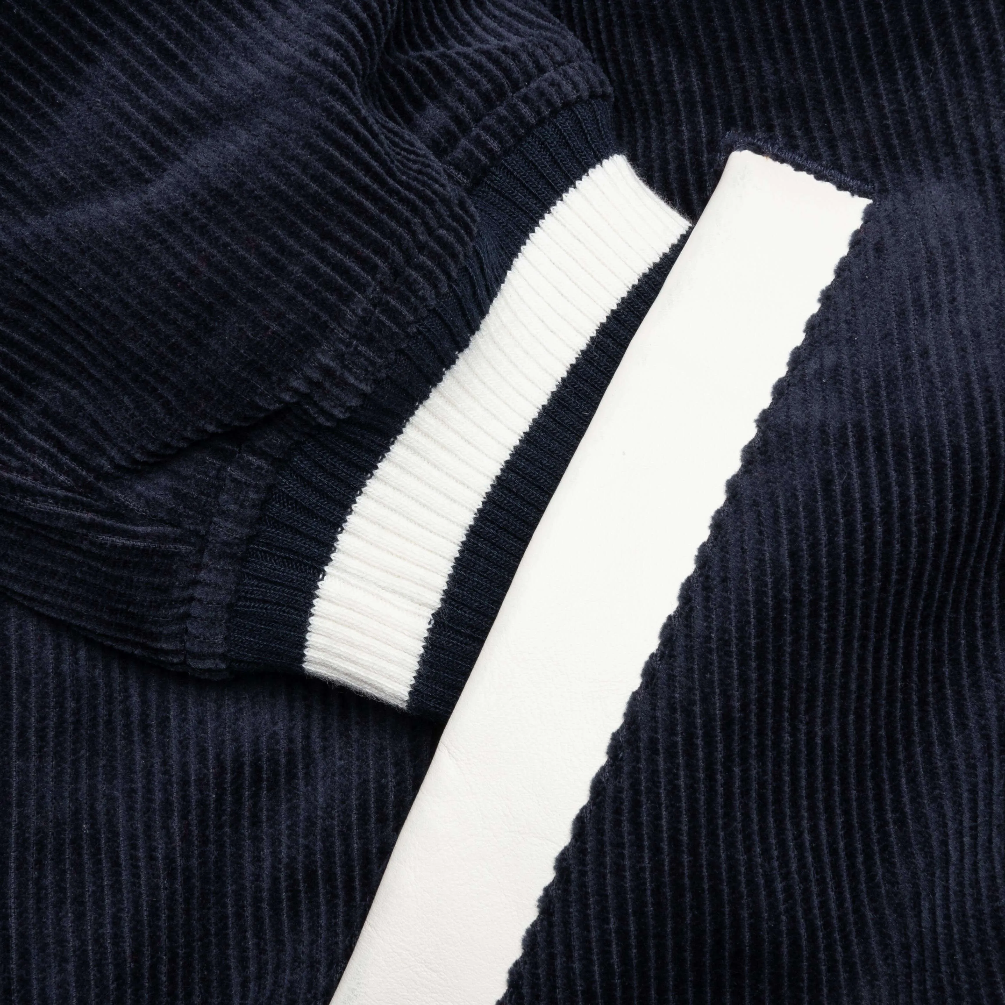 General Corduroy Varsity Jacket - Navy