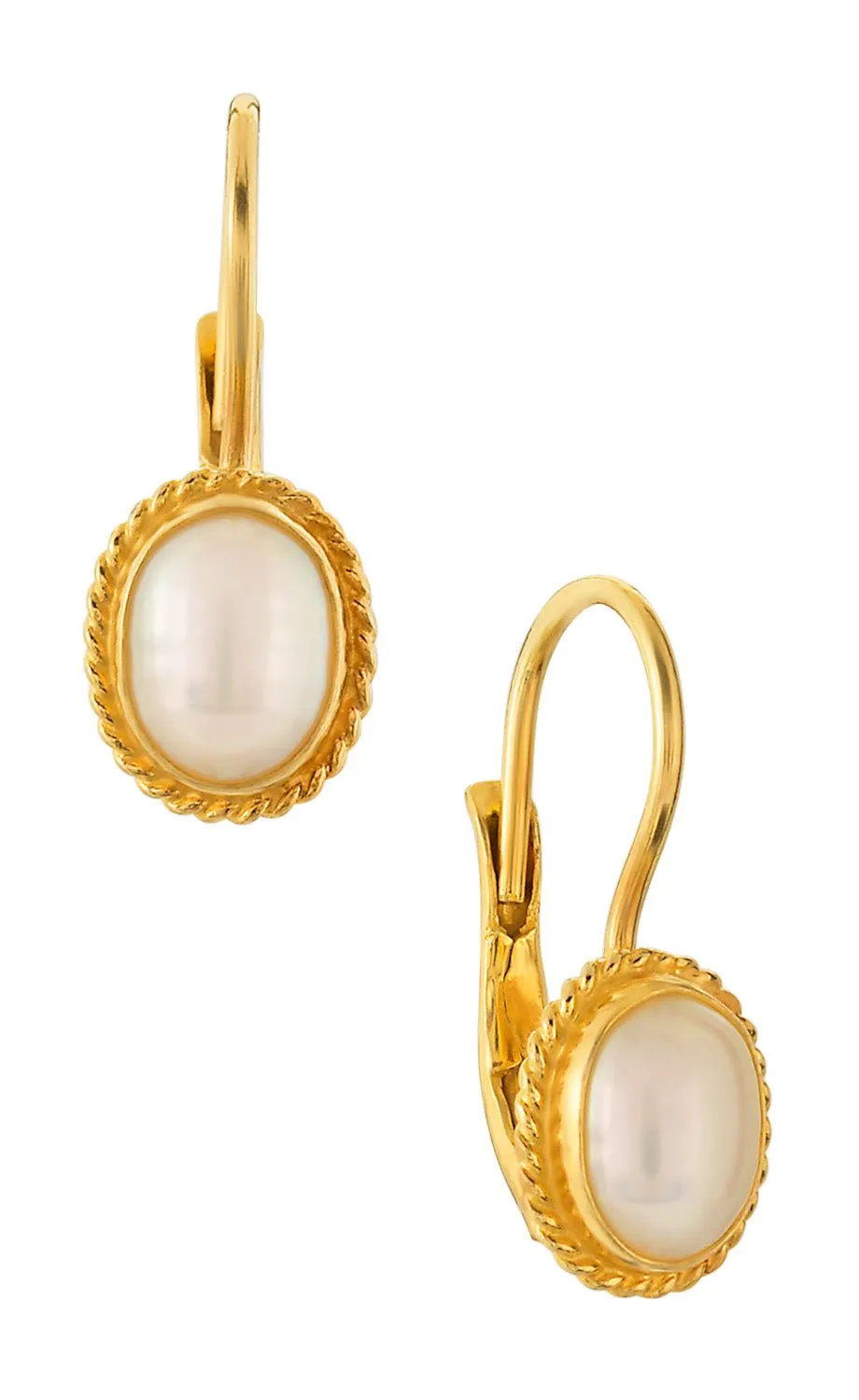 Georgian Drop Pearl Earrings