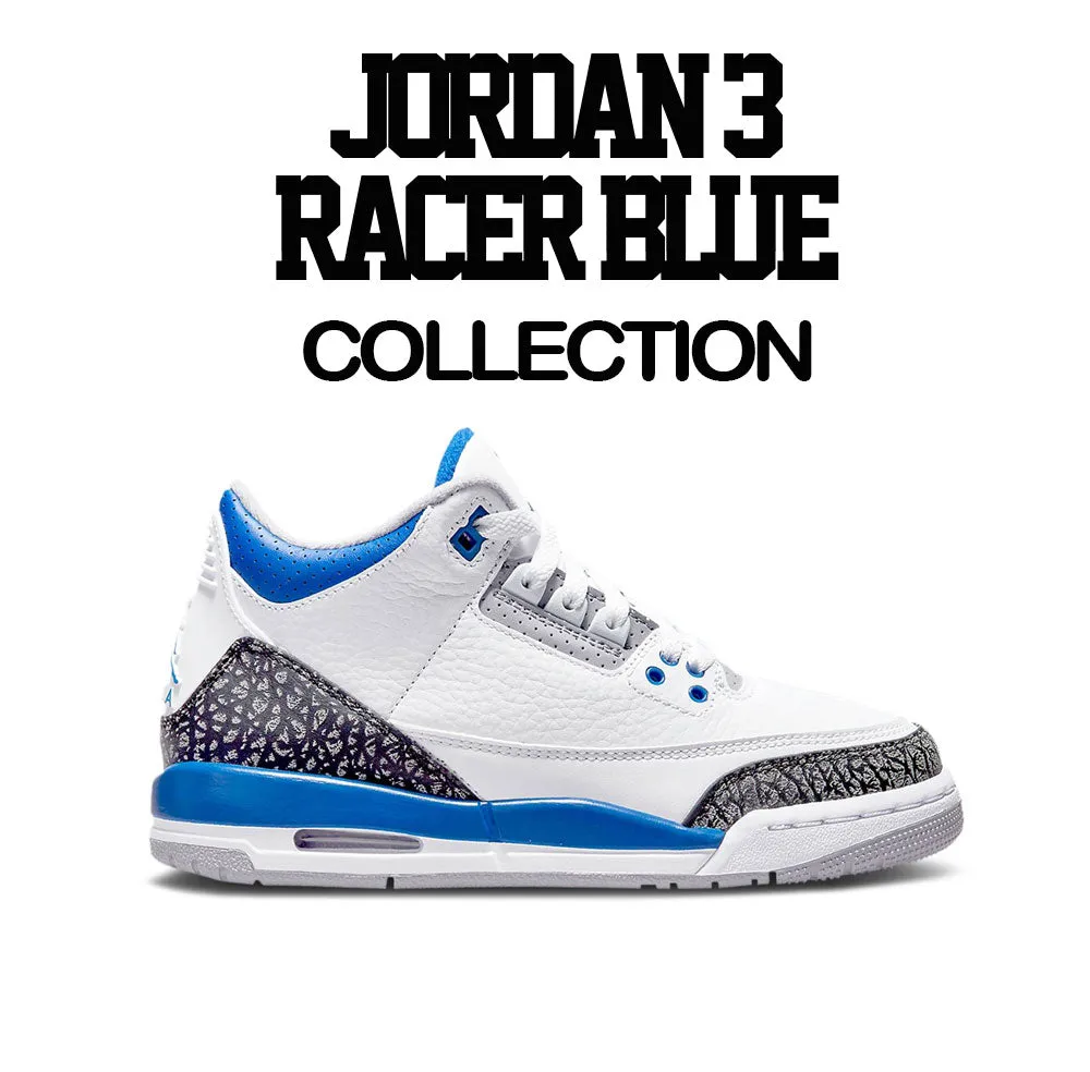 Jordan 3 Racer Blue Shirt - Ninetees- Black