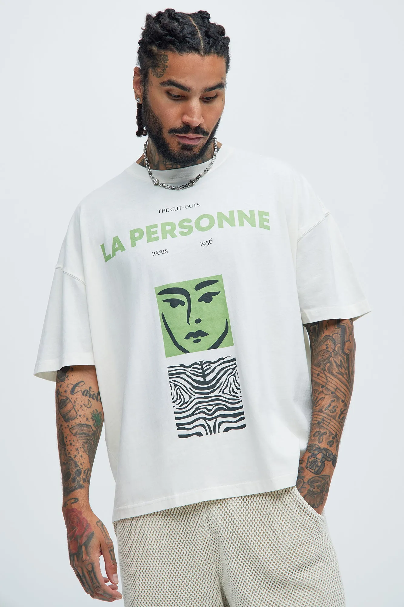 La Personne Oversize Short Sleeve Tee - White