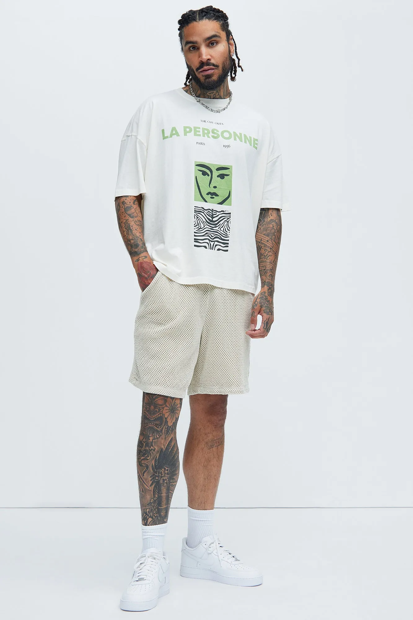 La Personne Oversize Short Sleeve Tee - White