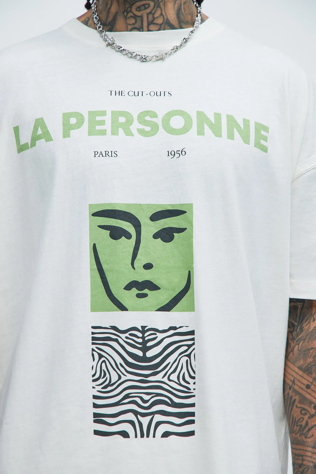 La Personne Oversize Short Sleeve Tee - White