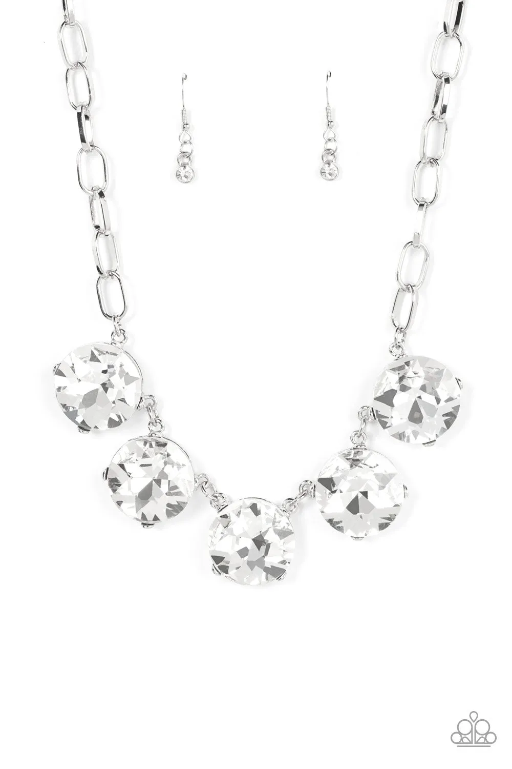 Limelight Luxury White-Necklace