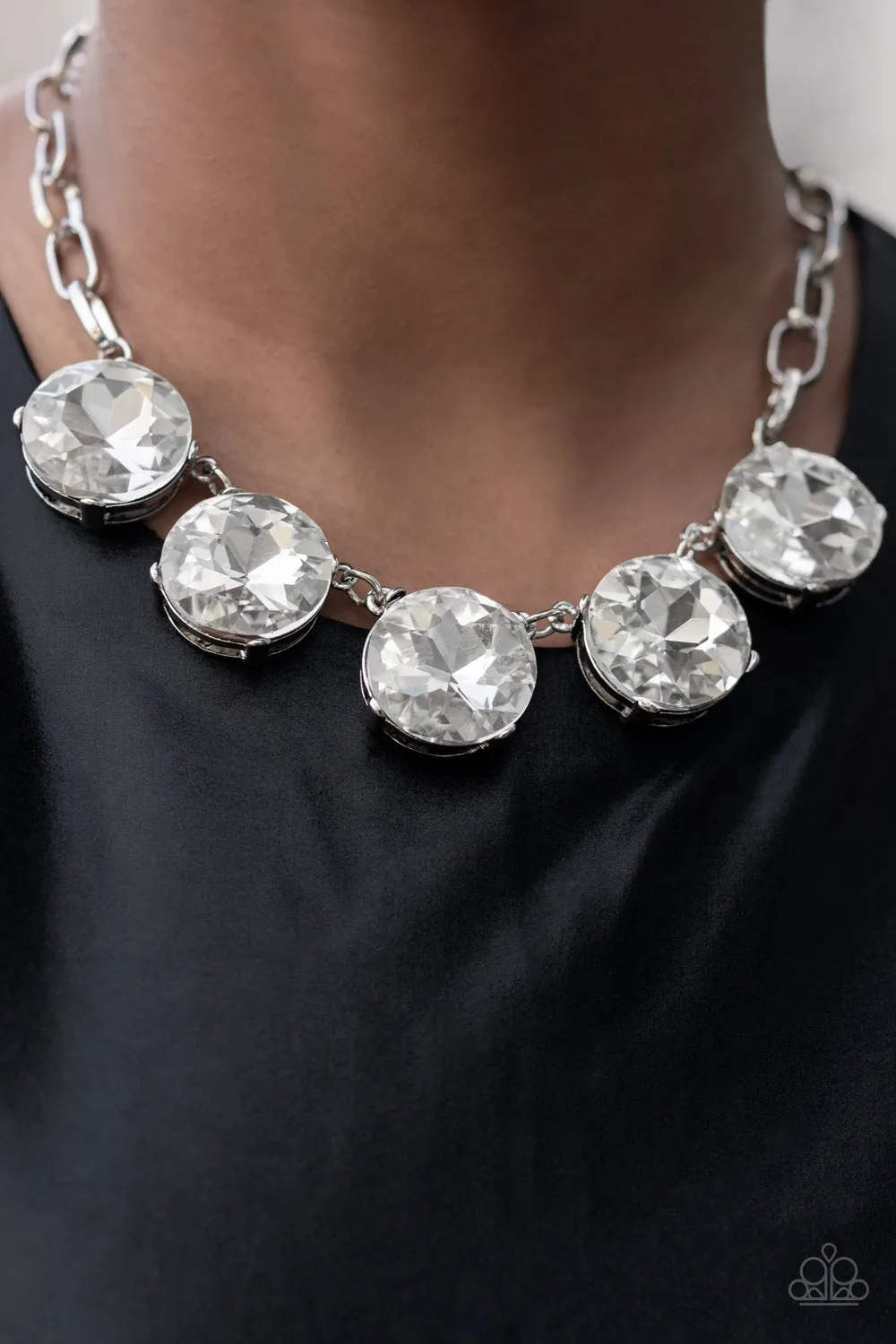 Limelight Luxury White-Necklace