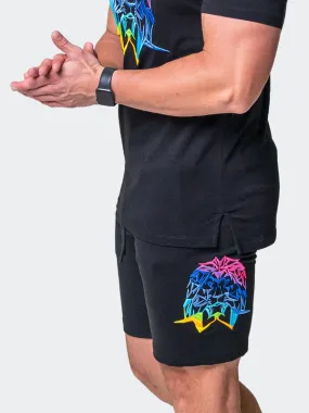 Maceoo Short | Short Neon Black