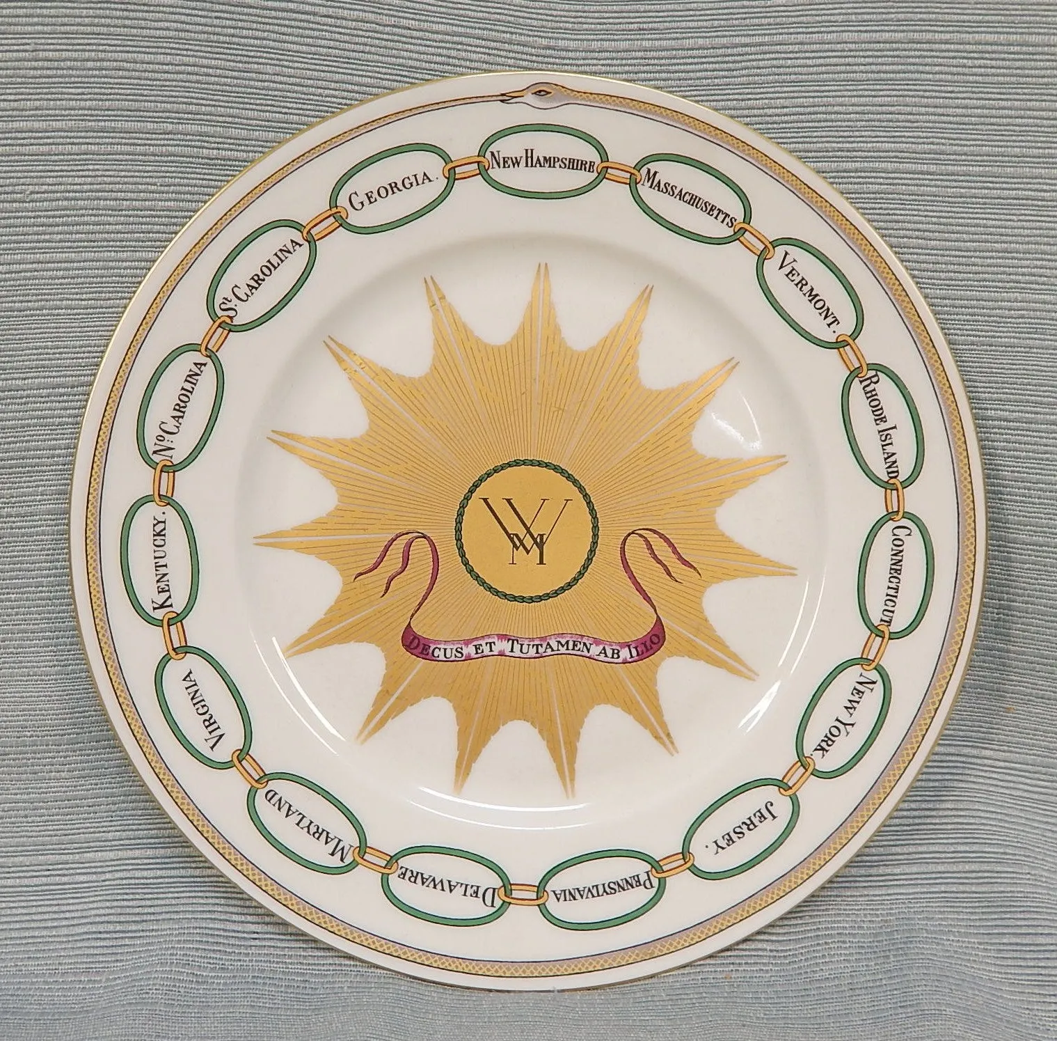 Martha Washington Haviland Limoges 1972 Limited Edition Plate