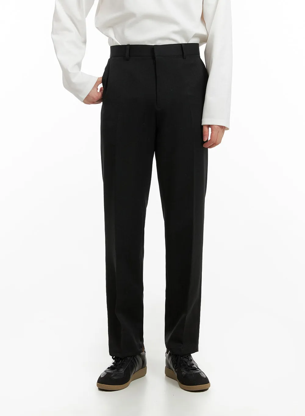 Men's Solid Trousers IA402