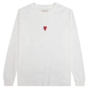 Multi Logo L/S Tee - White