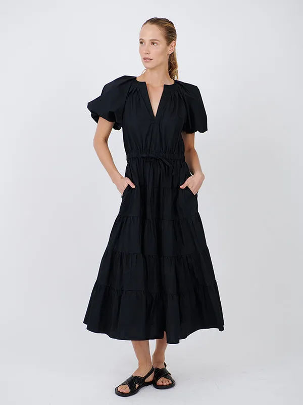 Olina Dress in Noir