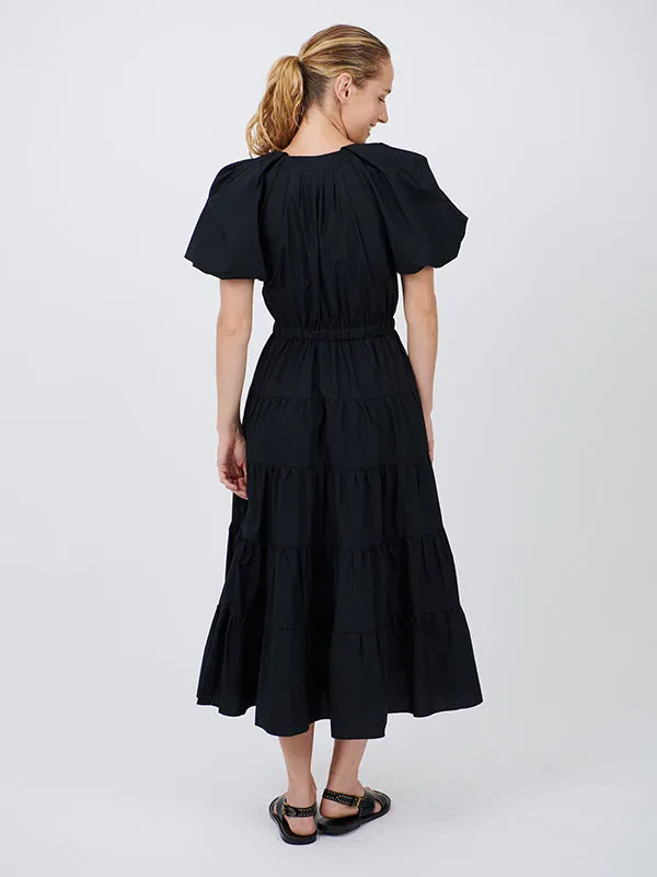 Olina Dress in Noir