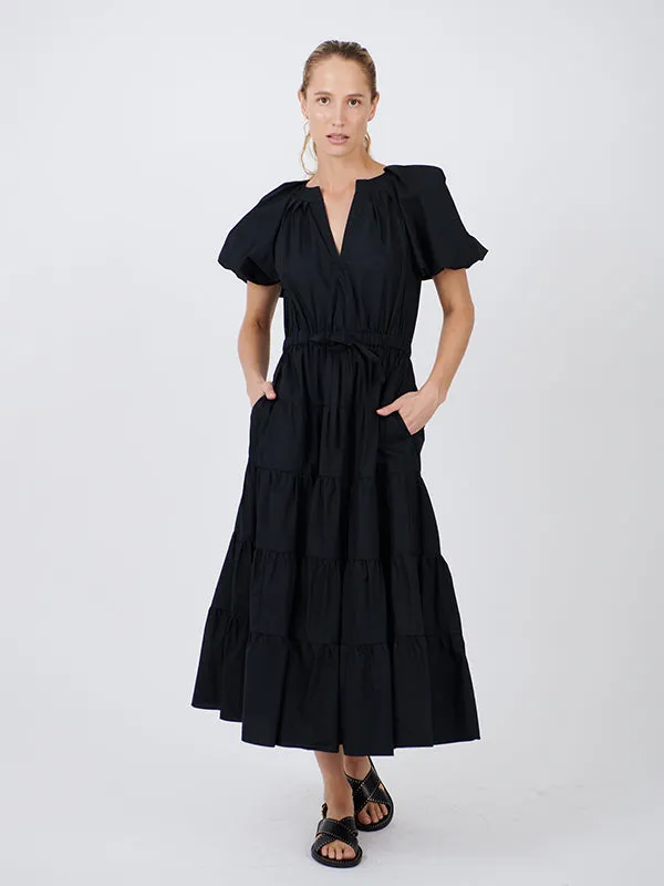 Olina Dress in Noir