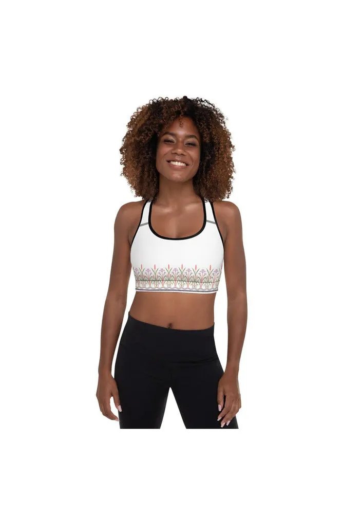 Orchid Meadows Padded Sports Bra