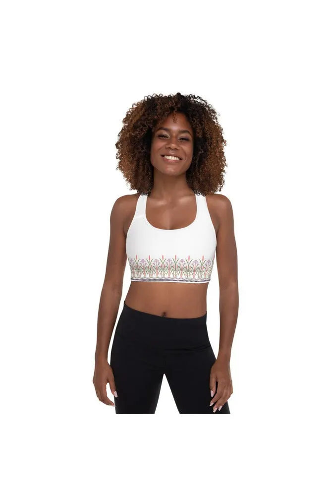 Orchid Meadows Padded Sports Bra