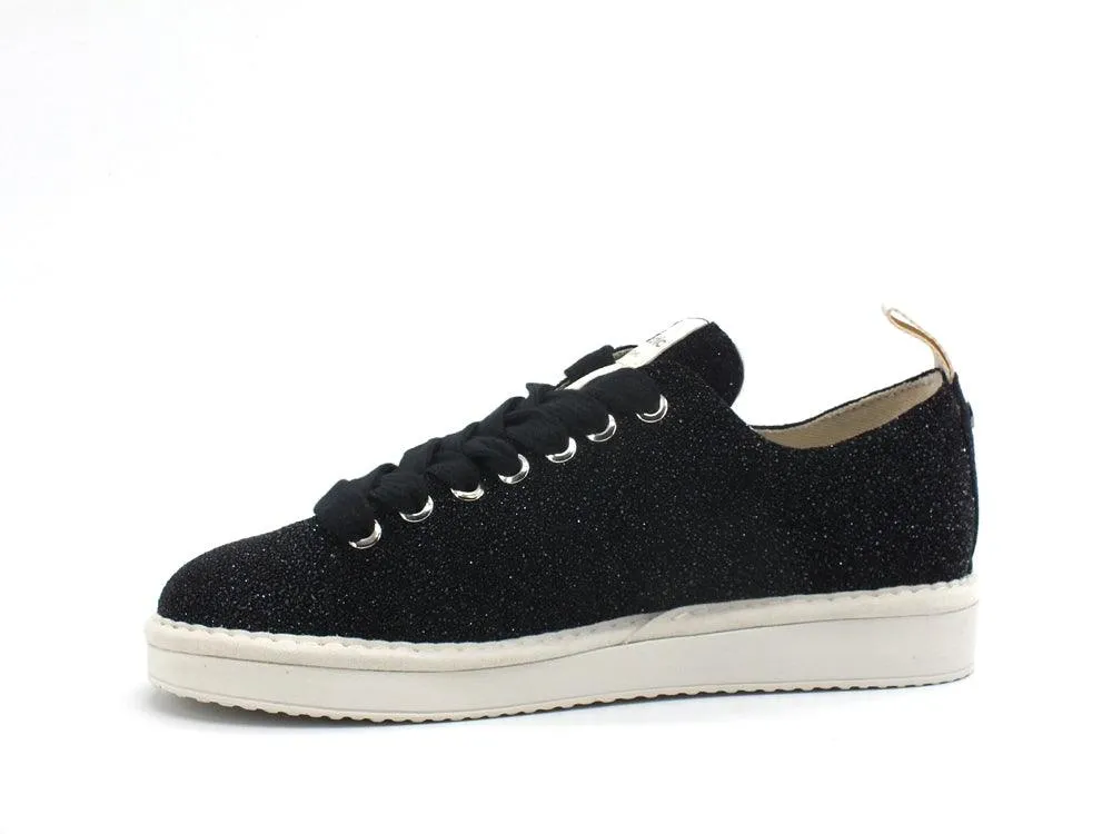 PAN CHIC Sneaker Low Cut Sneaker Glitter Donna Black P01W14001S9