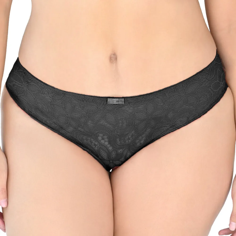 Pantie coordinable de talla extra con encaje  74421 Lady Carnival