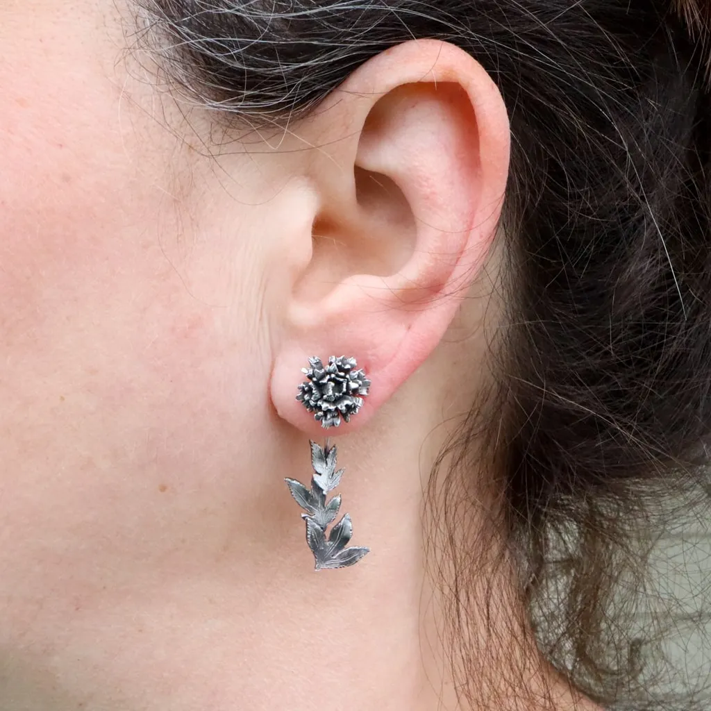 Peony Stem Earrings