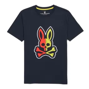 Psycho Bunny Mens Cooper Graphic Tee - Navy